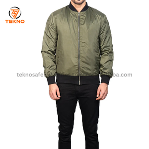 Top Trending Outwear Hip Hop Bomber Chaquetas Hombres Bomber Chaquetas Diseño superior Personalizado Invierno Casual Hombres Bomber Jacket Servicio OEM - Product Image 6