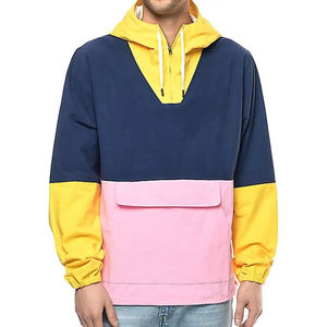 Chaquetas Cortavientos de Bloques de Color para Hombre al por Mayor, Chaqueta Cortavientos para Correr, Chaqueta Softshell para Hombre para Exteriores, Chaqueta Softshell con Cremallera - Product Image 2