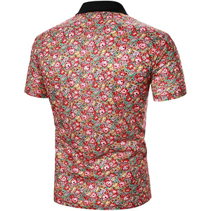 T-shirt d'été pour hommes de bonne qualité haut à col polo uni surdimensionné à manches courtes style gym décontracté avec col de qualité - Product Image 5