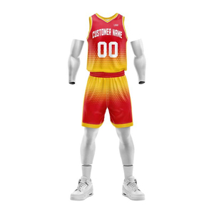 Ensemble short et maillot de basket-ball léger, respirant et à séchage rapide – Vente en gros - Product Image 1