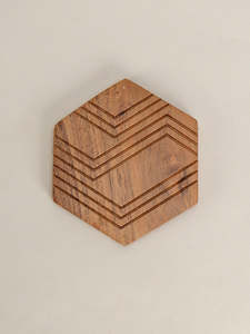 Good quality blank wooden coaster <b>dinner</b> table accessories round bamboo coaster wholesale at best price - Product Image 2