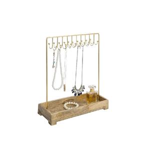 Support à bijoux en métal de table, qualité supérieure, fait à la main, support d'exposition design, classique, élégant, support à bijoux en métal en gros - Product Image 1