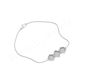 Haute qualité 925 argent Sterling Semi montage charme Simple bijoux commémoratifs à la mode avec 14K plaqué or qualité exportation cadeau - Product Image 1