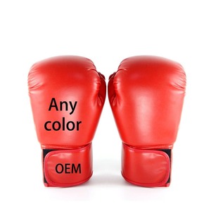 Guantes de boxeo de cuero de vaca ganadores con logotipo personalizado para adultos, guantes de lucha de entrenamiento de competición profesional - Product Image 4