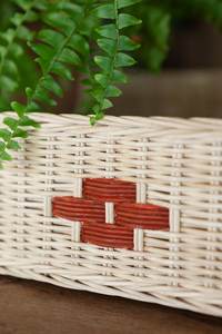 Bandeja de servicio de ratán natural artesanal, verde oscuro, hecha a mano, bandeja decorativa para hogares y ocasiones especiales, novedad - Product Image 6