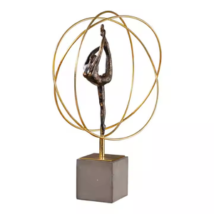 Incroyable dessus de table intérieur en métal Décoration intérieure Art en métal Objets de collection contemporains Sculpture d'antiquités pour bureau à domicile. - Product Image 4