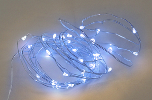 1,9 m. Luci a corda con filo blu 2xAA (GSC 204805003) - Product Image 1