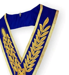 Masonic Regalia Blue Lodge Officier Chaîne Collier Or sur Support Bleu à des Prix Abordables à Vendre Ronpex de qualité supérieure - Product Image 6