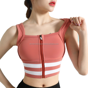 เสื้อชั้นในกีฬาโยคะสำหรับผู้หญิง Kang Nian แบบซัพพอร์ตสูง ระบายอากาศได้ดี ผลิตจากผ้าสแปนเด็กซ์/ไนลอน ปรับแต่งได้ เหมาะสำหรับฟิตเนสและออกกำลังกาย มีจำหน่ายราคาส่ง - Product Image 6