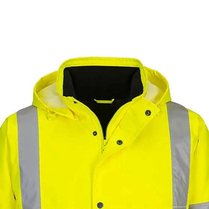 Chaqueta de Trabajo Impermeable para Construcción, Ropa de Trabajo Reflectante, Logotipo Personalizado, Venta Caliente, Seguridad, Manga Larga - Product Image 6