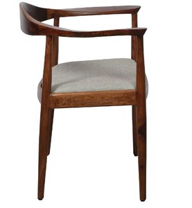 Chaise de salle à manger Wiolisa avec coussin, structure en bois d'acajou, design moderne - Flexible pour une utilisation en intérieur dans les salons - Product Image 5