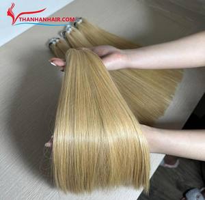 ผมต่อแบบดิบสีกระดูกตรงสำหรับต่อผม100% หลายสี - Product Image 5