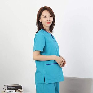 Venta al por mayor de uniformes médicos de enfermería para el hospital tejidos de moda uniformes para correr nuevo diseño con conjuntos de uniformes baratos - Product Image 4