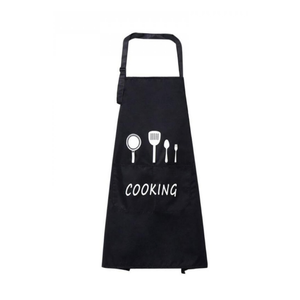 Tabliers d'armure de gaufre de coton à volants de luxe 200 GSM Tabliers de cuisine biodégradables durables avec sangles réglables pour la restauration quotidienne - Product Image 4