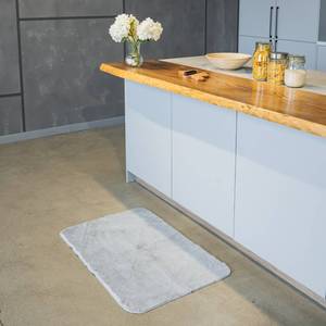 Alfombra de Piel Sintética de Felpa Gris Moonbeam, Antideslizante, Suave, 60x50 cm - Product Image 2