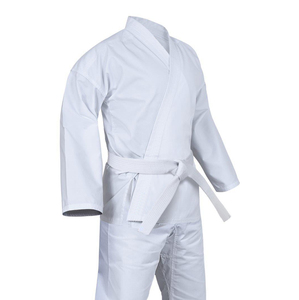 เครื่องแบบคาราเต้ผ้าฝ้ายน้ำหนักเบาสำหรับนักเรียนและอาจารย์ชุดฝึกศิลปะการต่อสู้แบบกำหนดเองโลโก้และแพทช์ - Product Image 4
