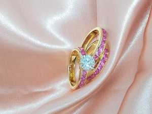 Juego de anillos de compromiso de boda clásicos para mujer, oro de 14K, Diamante rosa, solitario, con certificado IGI 3 bandas, joyería al por mayor - Product Image 2