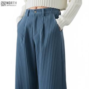 2025 Joggers de gran tamaño nuevos pantalones de pierna ancha de pana de cintura alta para mujer, Joggers para hombre, pantalones para correr para hombre - Product Image 5