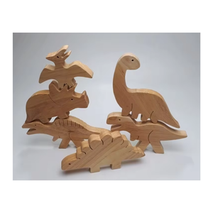 Juego de animales de madera natural duradero y de alta calidad, juguetes artesanales, juguetes de decoración de animales del bosque de 99 GD - Product Image 3