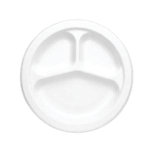 Assiettes en rouleau Kathi Assiettes biodégradables en bagasse Jalebi Canne à sucre jetable écologique pour fêtes et événements Assiettes Chaat - Product Image 1