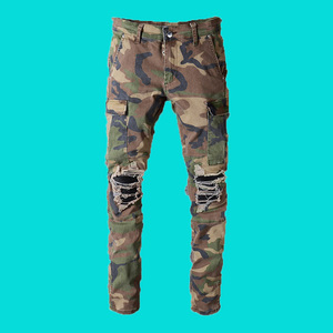 Pantalones de Chándal Cargo de Algodón 100% de Alta Calidad, Corte Regular, Estilo Desgastado, Diseño Moderno para Camping y Senderismo, Pantalones de Invierno para Hombre - Product Image 2