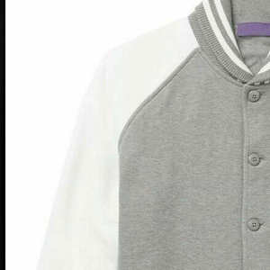 Veste de style universitaire avec logo personnalisé, option de logo sur le devant, faible MOQ, vêtements de mode d'extérieur pour hommes - Product Image 4