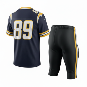 Camisetas de Fútbol Americano Transpirables con Logotipo Personalizado |   Ropa Deportiva Ligera de Manga Corta que Absorbe la Humedad |   Venta al por Mayor de Alta Calidad - Product Image 2