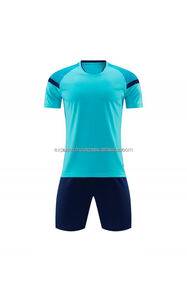 Ensemble d'entraînement de football personnalisable à manches courtes avec logo frontal, nouvelle tenue de football en gros - Product Image 5