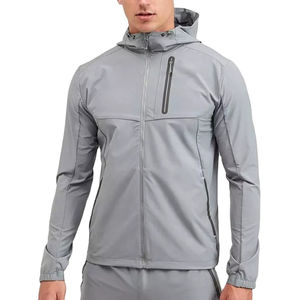 Vestes de pluie coupe-vent élégantes personnalisées Vêtements d'hiver pour hommes en plein air Veste de pluie coupe-vent légère de qualité supérieure à la mode - Product Image 1