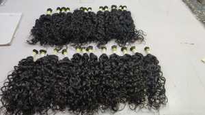 EXTENSIONS DE CHEVEUX EN VRAC DE QUALITÉ SUPÉRIEURE POUR LE TRESSAGE AVEC DES CUTICULES ALIGNÉES EXTENSIONS DE CHEVEUX 100% LISSES À LONGUE DURÉE À PARTIR D'UN DONNEUR - Product Image 2