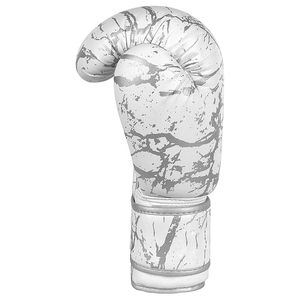 Gants de boxe professionnels personnalisés de haute qualité en cuir PU en vrac avec sangle noire niveau professionnel gants de boxe personnalisés - Product Image 2