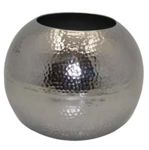 Jardinières élégantes pour l'intérieur, pots et jardinières décoratifs pour la maison, vase à fleurs en aluminium de qualité supérieure, argent nickelé pour un extérieur superbe - Product Image 2