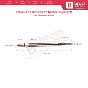 BGP14 1 Piece <b>Heater</b> Glow <b>Plugs</b> GX2117 N10579802 for - Product Image 5