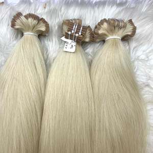 Meilleure vente ruban de cheveux humains vietnamiens de haute qualité naturel directement à partir de matière première HD Lace Wave & Curl Styles Black Women - Product Image 2