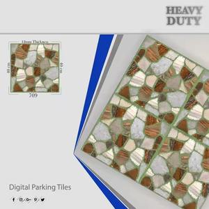 Carrelages de sol de stationnement robustes en porcelaine antidérapante gaufrée 400x400mm 40x40cm Prix abordable - Product Image 5