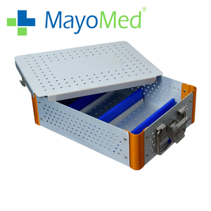 MayoMed Autoclave Caja de esterilización de aluminio ligero, contenedor de instrumentos quirúrgicos universal con 1 año de garantía - Product Image 2