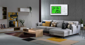 St2402 प्रोग्राम योग्य गर्मी/ठंडा मोड स्विच कीपैड लॉकआउट वायर्ड थर्मोस्टैट - Product Image 5