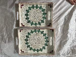 ถาดทรงกลมสำหรับคุณแม่ถาดไข่มุกงานแฮนด์เมดดีไซน์ทันสมัยในห้องนั่งเล่นห้องครัว - Product Image 2