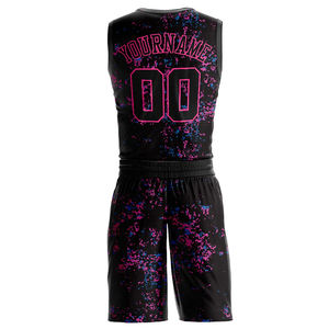 Camiseta de Baloncesto Personalizada con Estampado Digital por Sublimación y Bordado, Malla de Poliéster, Uniformes Reversibles de Baloncesto para Adultos y Jóvenes - Product Image 3