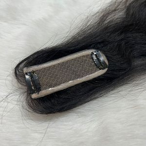 Topper de Cabello Remy Premium 1.5x4 Liso y Ondulado con Partidura Natural |   Extensiones de Cabello Humano 100% con Clip para Cobertura - Product Image 3