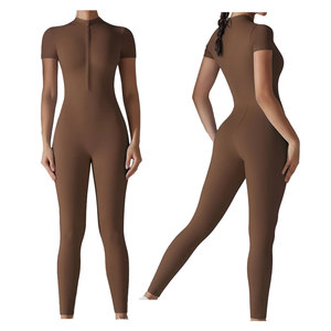 Body de Yoga de una pieza para mujer 2025, mono de gimnasio de pierna completa, mono transpirable para entrenamiento, monos ajustados para Fitness, monos deportivos - Product Image 1