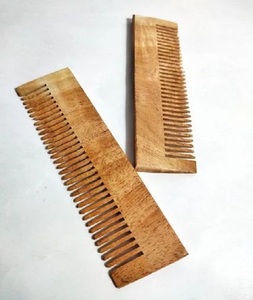 Eco-Friendly Neem Wooden <b>Comb</b> | Handmade Wide Tooth <b>Comb</b> <b>for</b> <b>Men</b> & Women | <b>Hair</b> Loss Control, Dandruff Relief & Scalp Wellness - Product Image 3