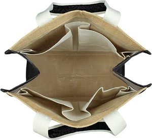NaturesNest Jute Tote Custom Eco Friendly Womens Shoulder <b>Shopping</b> <b>Bag</b> <b>Reusable</b> Promotional Sustainable Carry <b>Bag</b> - Product Image 5