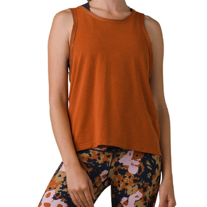 Camiseta sin mangas ligera de cuello redondo para mujer, camisetas sin mangas cómodas y transpirables para mujer, novedad al por mayor, personalizadas - Product Image 4