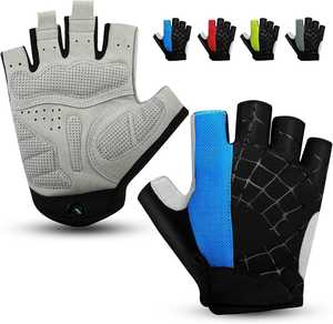 Gants de cyclisme demi-doigt personnalisés en usine en gros, taille personnalisée, impression couleur personnalisée au Pakistan - Product Image 3