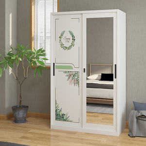 Armario almirah moderno de acero inoxidable para dormitorio - Product Image 3