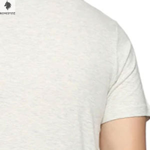 Camiseta de algodón suave 100% de alta calidad para hombre, camiseta negra 230 GSM de gran tamaño, ropa de calle pesada, camisetas en blanco de Hip Hop al por mayor - Product Image 4