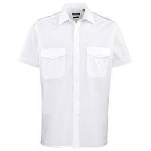 High Quality Customized White Pilot Shirt