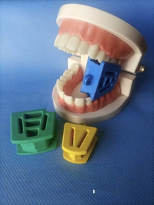 Bloques de mordida de silicona autoclavables manuales al por mayor para uso dental, abrebocas, almohadilla ocual, retractor de mejillas, protector de lengua y soporte - Product Image 2