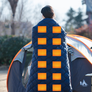 Portable Camping Leg Warmer Outdoor Office <b>Electric</b> Heated <b>Blanket</b> Heated Shawl Washable <b>Blanket</b> with Adjustable Temperature - Product Image 3